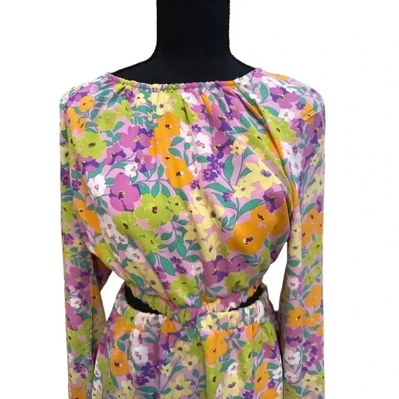 NEW - NWT Sanctuary Fresh Garden Side Cut Out Mini Dress Sz S - Picture 7 of 7